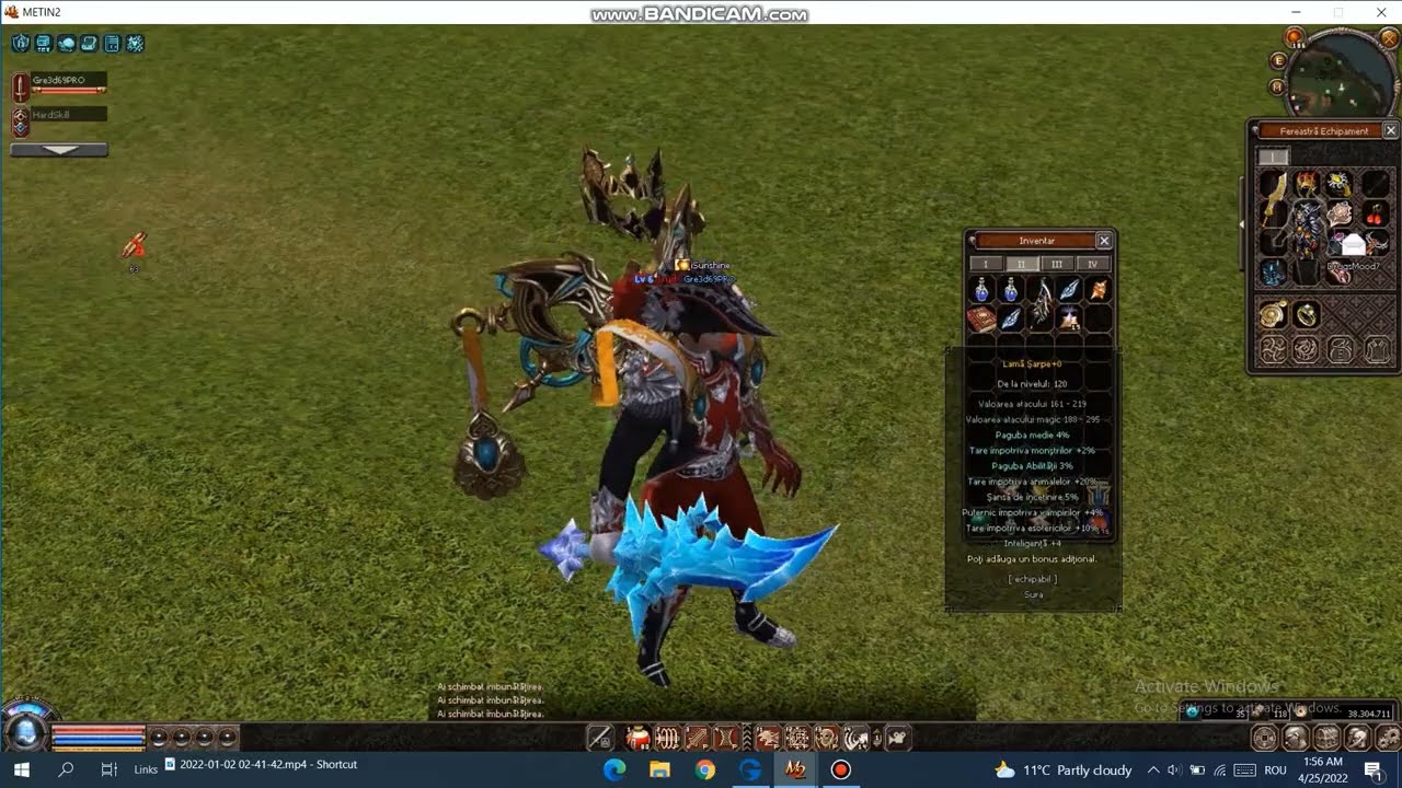Gre3d vs Cea mai buna Lama Sarpe de pe Metin2ro Carpathians , Partea Intai !