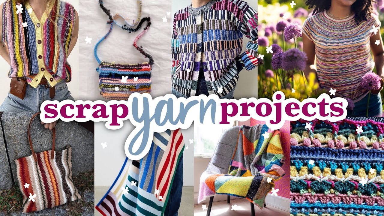 Scrap Yarn Project Ideas to stash bust like a queen | Woozy By Céline