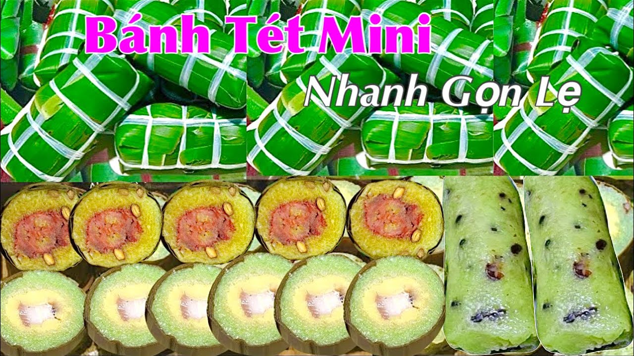 Gói BÁNH TÉT Siêu Dễ Siêu Ngon, 3 Ngày Không Hư, Ai Cũng Làm Được - Steamed sticky rice cake