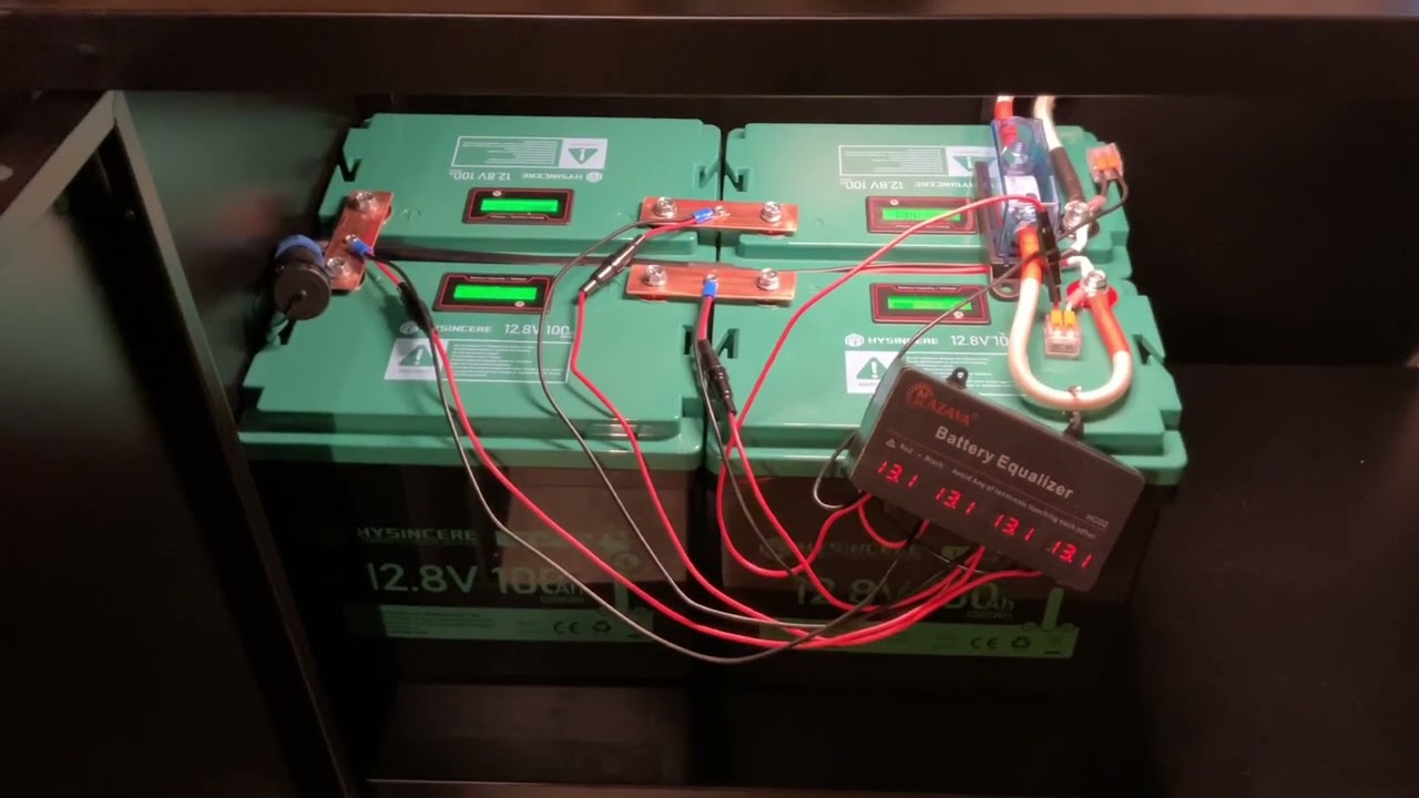 Hysincere 12v 100ah battery bank test and parallel test January 12, 2026