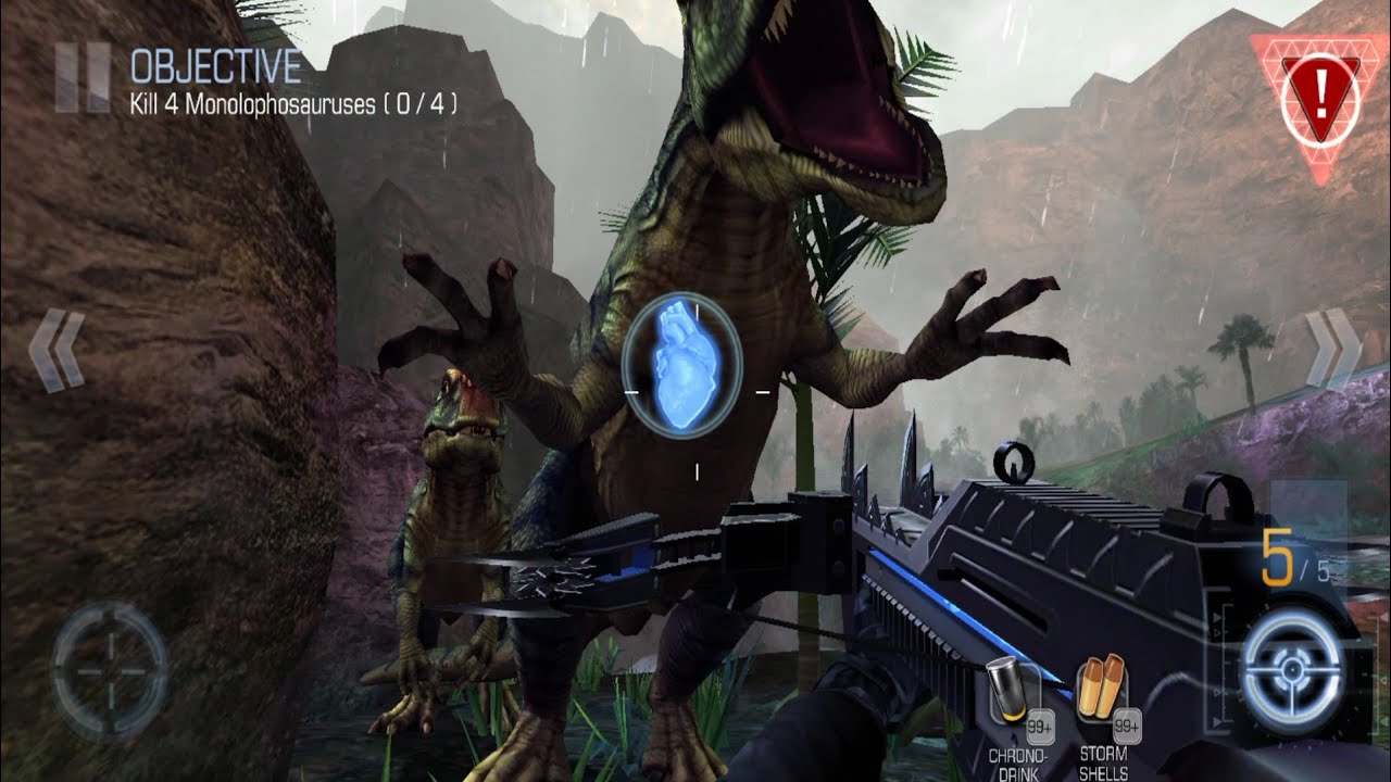 DINO HUNTER: DEADLY SHORE - Gameplay Walkthrough Part 216 |  Kill 4 Monolophosauruses