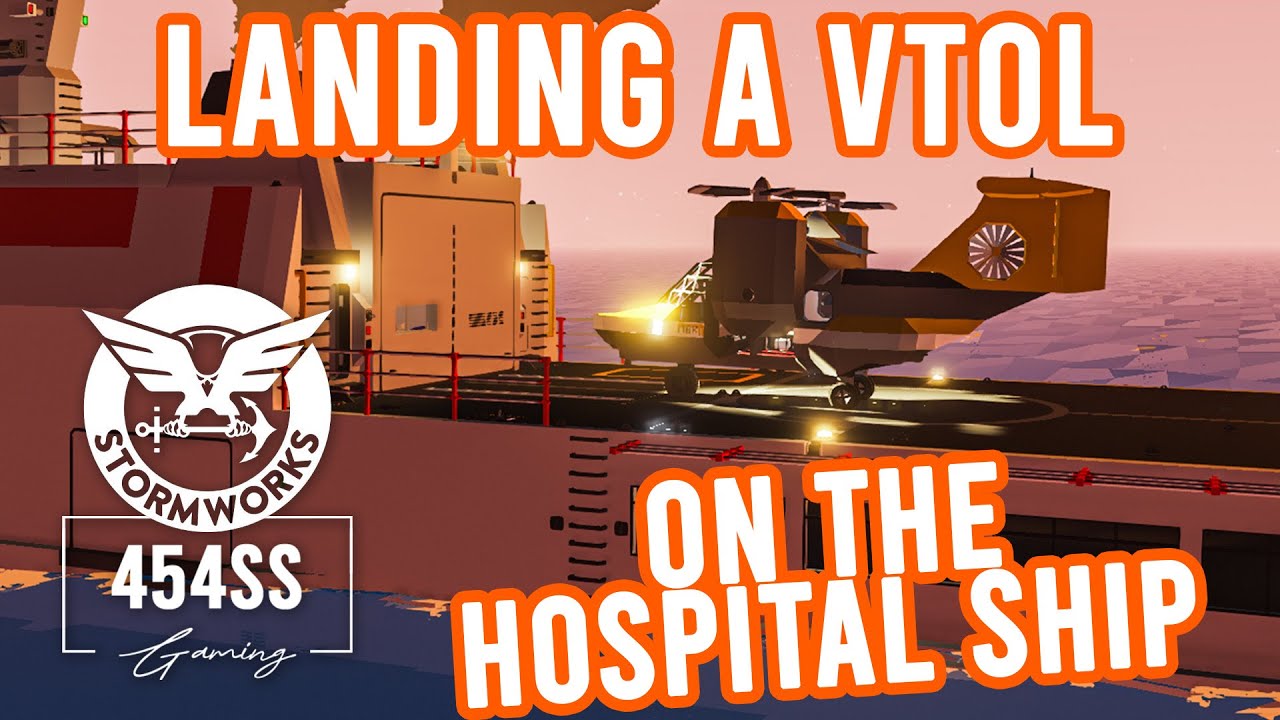 Stormworks: VTOL rescue almost ends in DISASTER