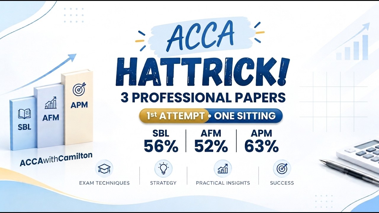 How I Passed 3 ACCA Professional Papers in ONE Sitting | My Strategy & Exam Tips