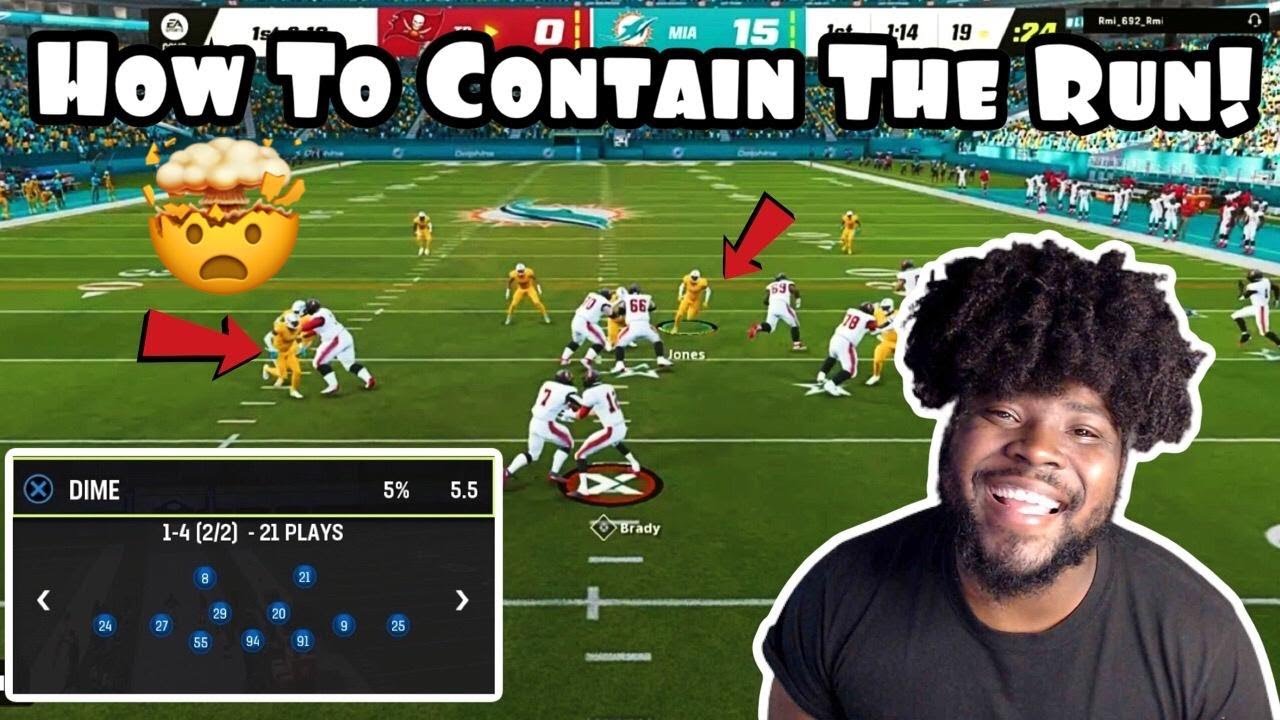 Как сдержать забег с помощью Dime 146 в Madden 23!