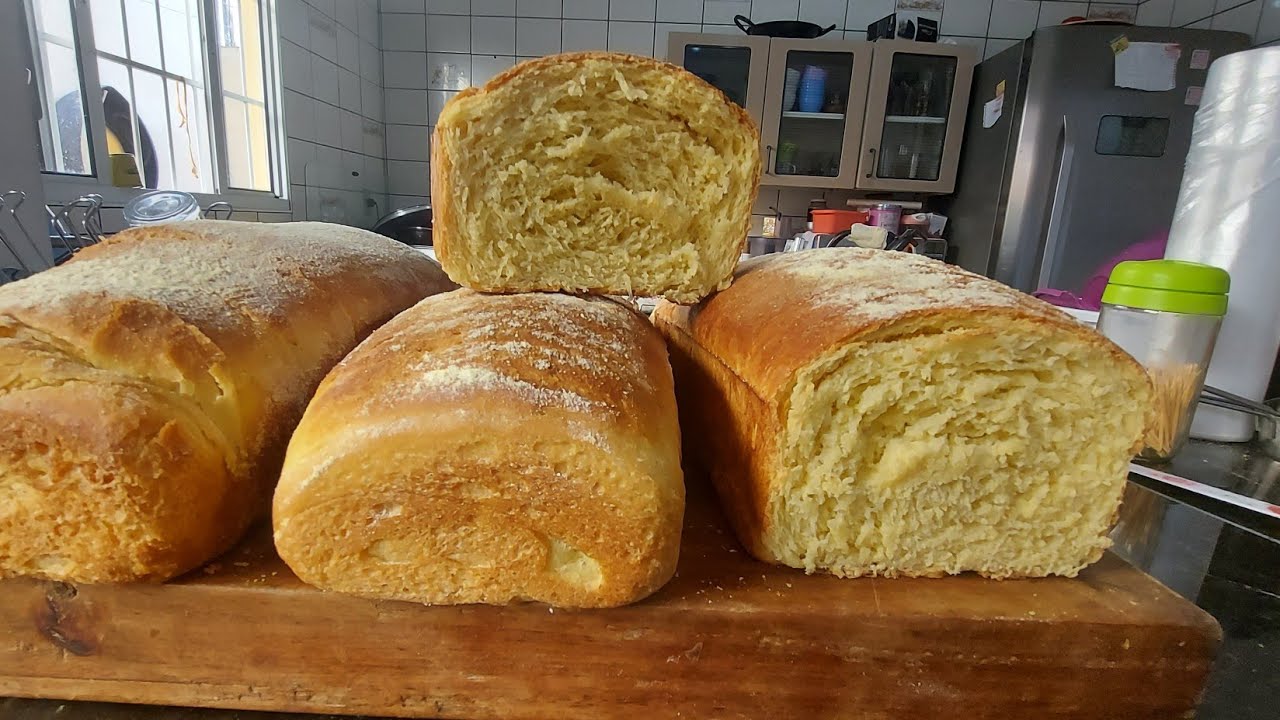 PÃO DE MILHO DE LIQUIDIFICADOR COM FERMENTO NATURAL