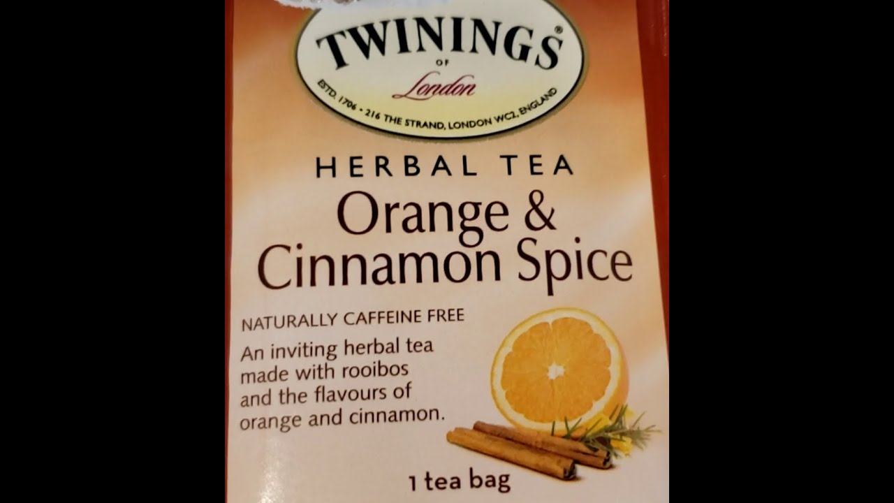 Tea Reviews - Twinings Orange and Cinnamon Spice