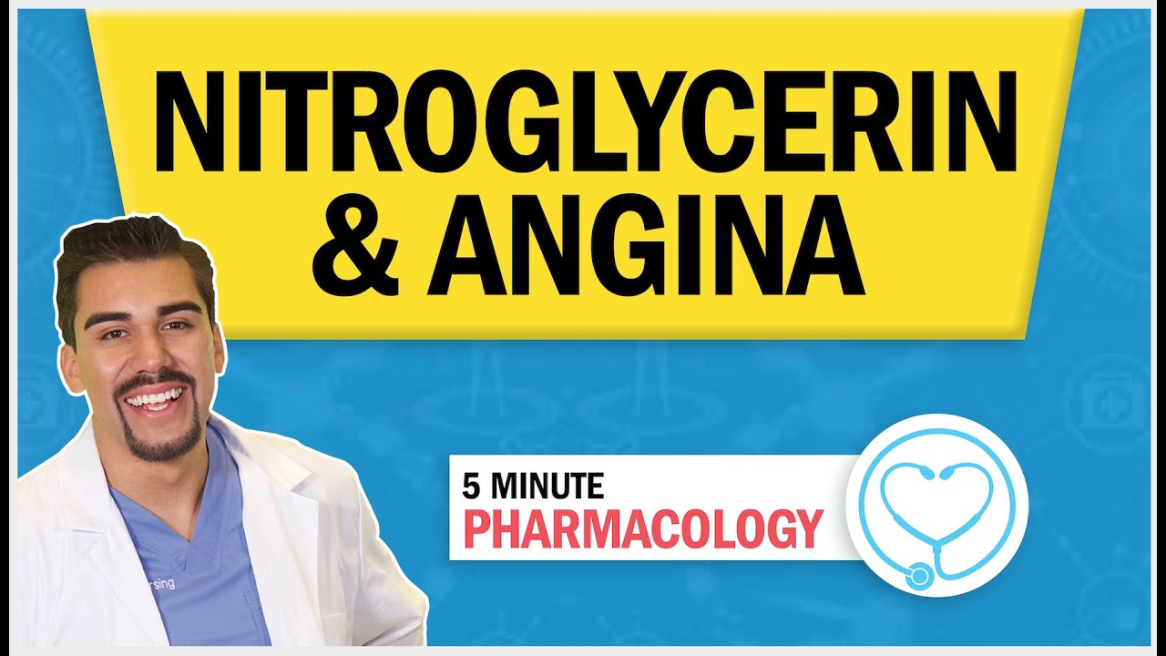 Farmakologia - Nitrogliceryna i dławica piersiowa - dla pielęgniarki dyplomowanej RN i PN NCLEX