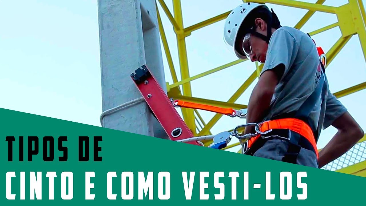 Como utilizar cinto de segurança Tipo Paraquedista?
