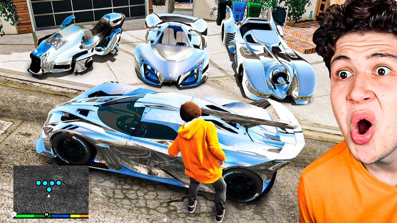 ROBANDO TODOS los COCHES MILLONARIOS de GTA 5! 🚘💵 (Pel&iacute;cula)