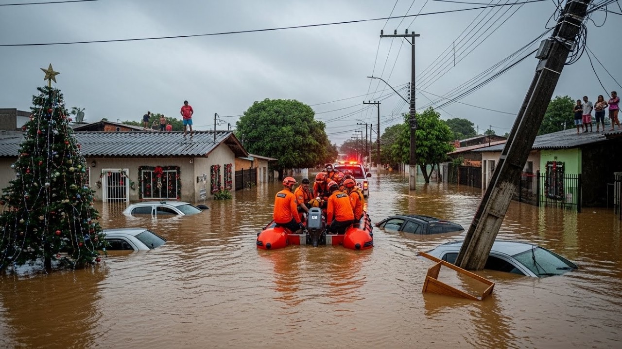 CAOS em RS! CHUVAS DEVASTADORAS superam 150 mm e provocam estragos e bloqueios na Regi&atilde;o Central!