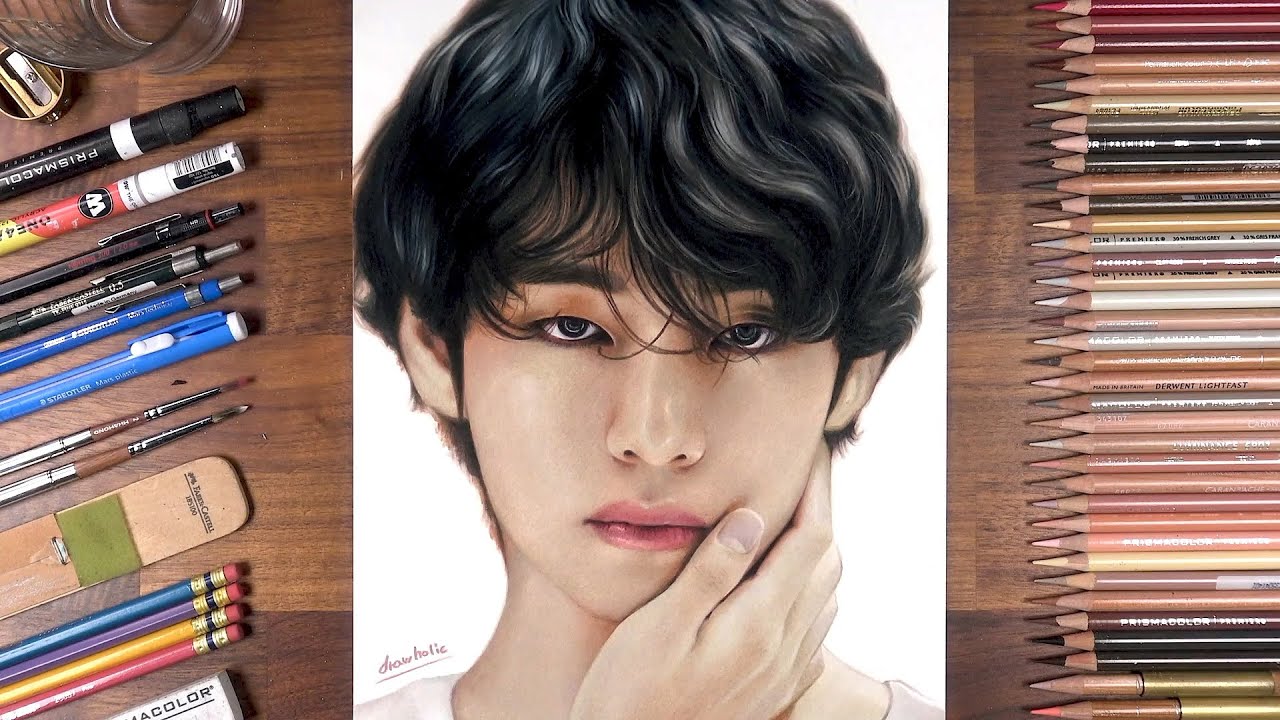 Drawing BTS: V | drawholic
