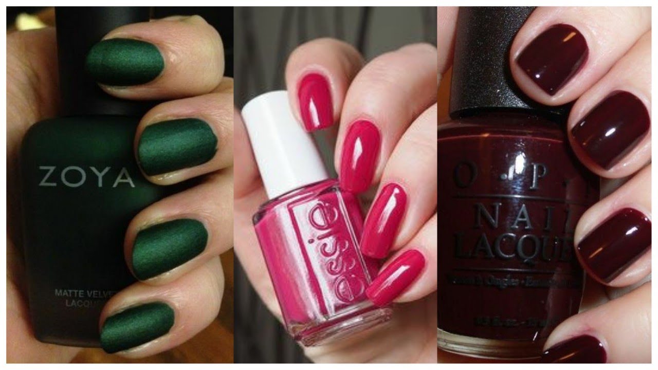 42 Attractive Nail Polish Colors Name with Picture ! 2021 Trendy Nail Polish Colors💅 Nail Art Idea