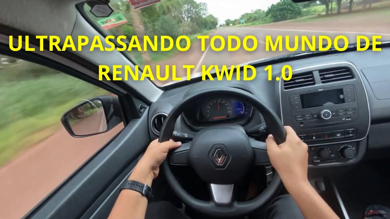 ULTRAPASSANDO TODO MUNDO DE RENAULT KWID 1.0 NA ESTRADA 🔥🔥🚀🚀🚀