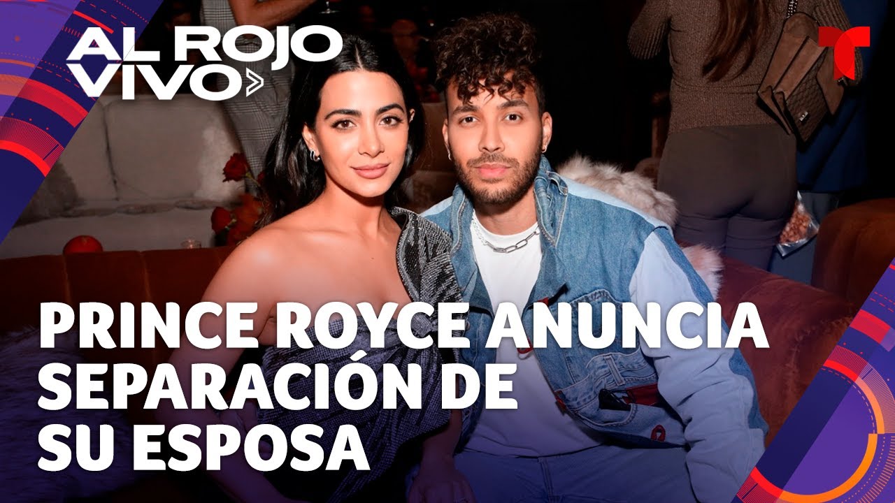 Prince Royce anuncia la separación con su esposa Emeraude Toubia