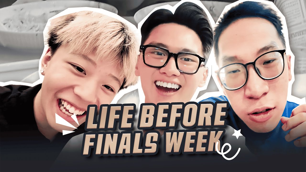 THIS IS HOW HAPPY WE WERE BEFORE FINALS...