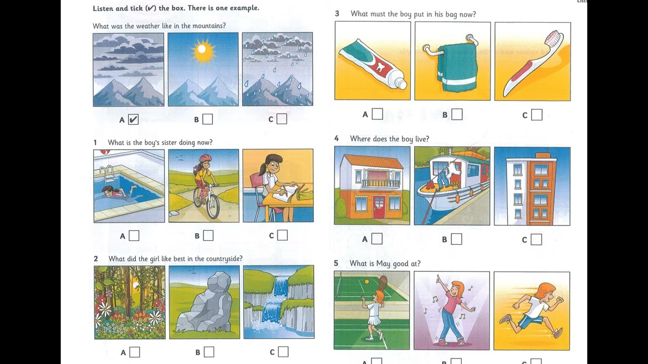 Movers 3   Test 3   Part 4 5