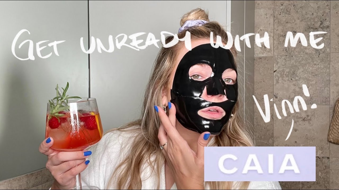 VINN: CAIA cosmetics bedtime collection (+ review) + mocktail recept - get unready with me