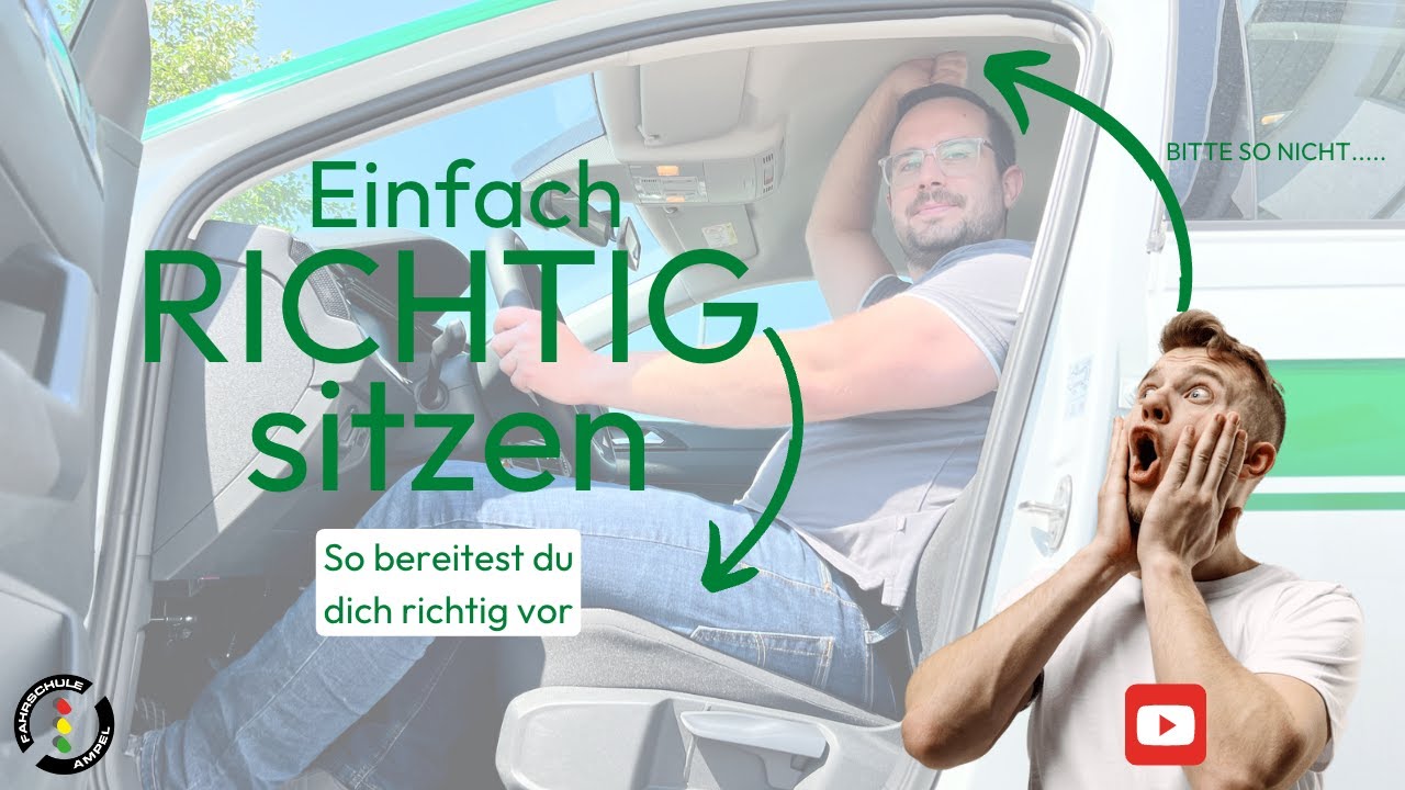 Wir sind zurück! Wie sitzt man eigentlich richtig im Auto?
