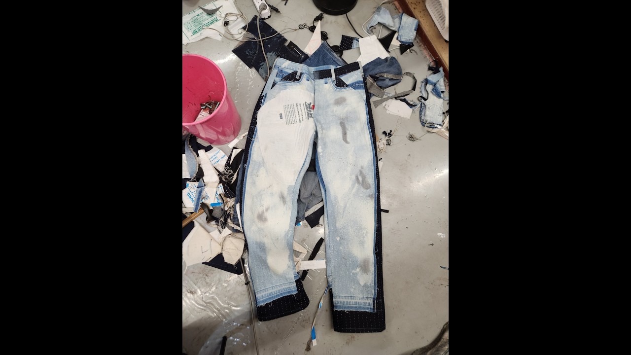 Levi's BORO SASHIKO Denim Pants