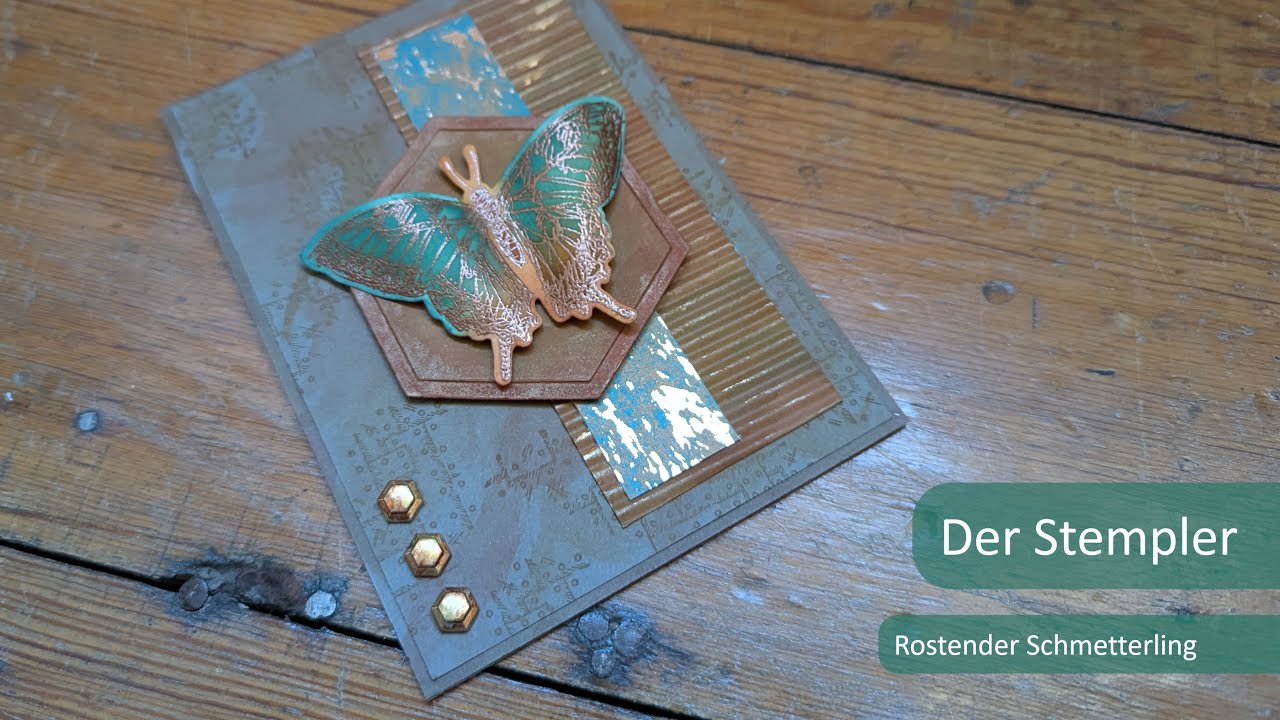 Rostender Schmetterling feat. Sketched Butterflies | Der Stempler ~ Stampin Up!