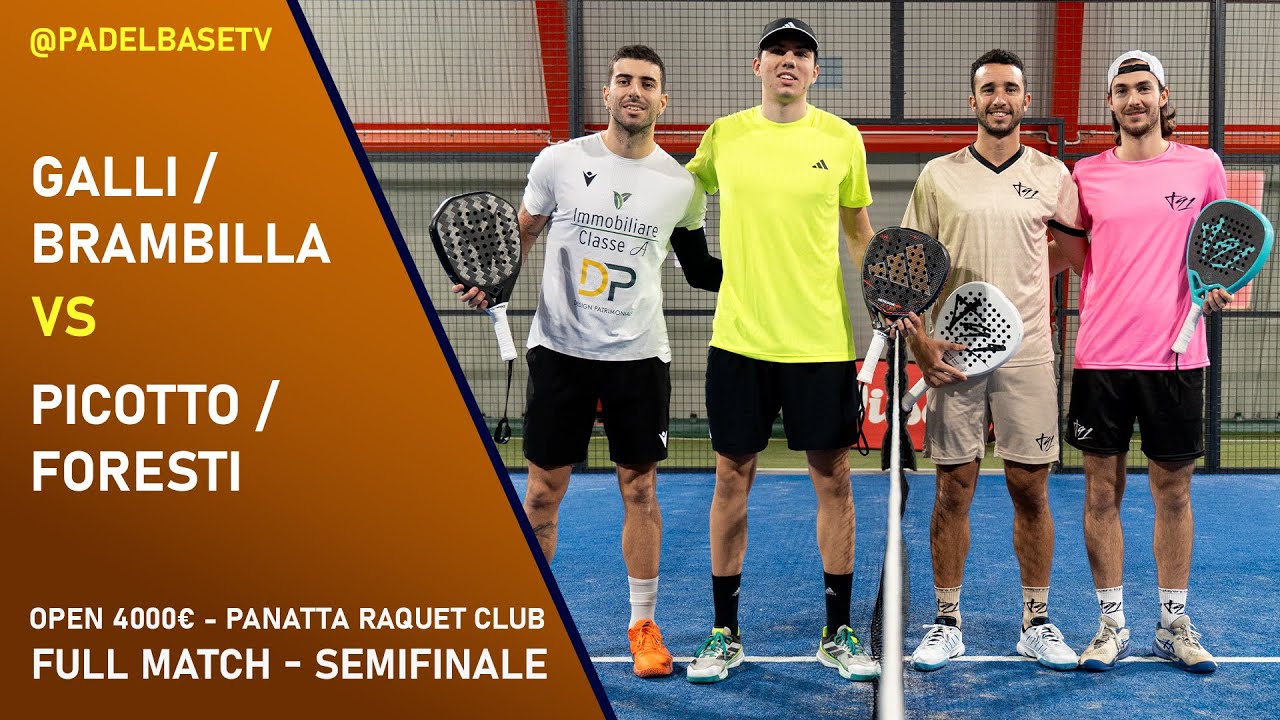 SEMIFINALE MASCHILE - OPEN 4000€ - Picotto / Foresti VS Brambilla / Galli