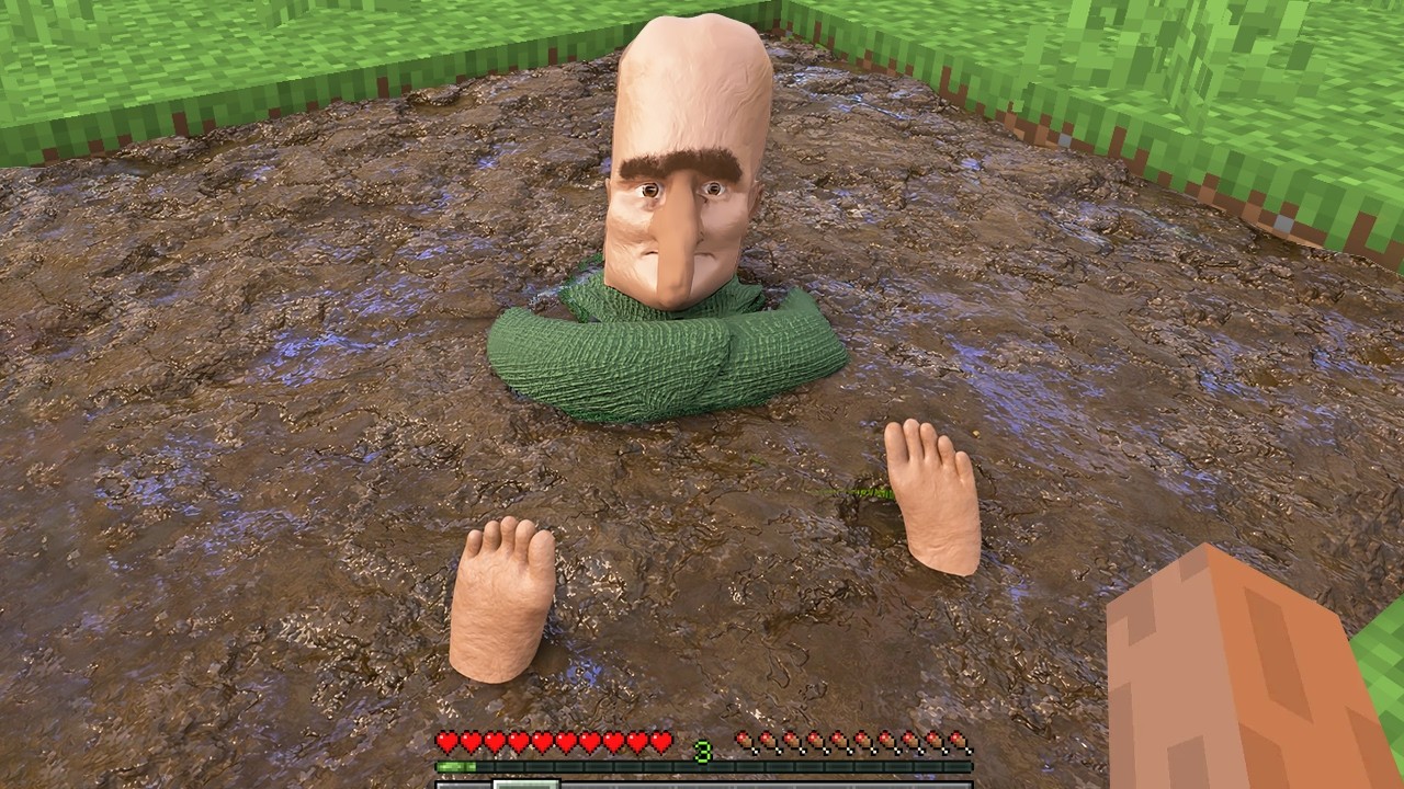 Реалистичное противостояние грязи и жителей деревни в Minecraft (как это работает?) - Подборка