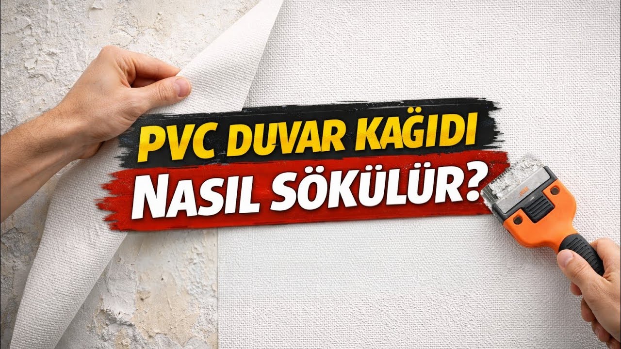 “PVC Yüzeyli Duvar Kağıdı Nasıl Sökülür? Kolay ve Pratik Yöntem 