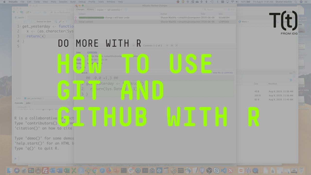 Как использовать Git и GitHub с R