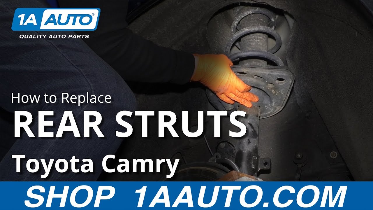 How to Replace Rear Struts 11-17 Toyota Camry