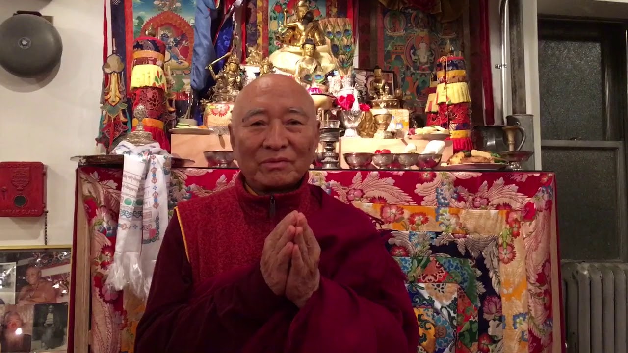Happy New Year&rsquo;s from Ven. Khenpo Tsewang Dongyal Rinpoche!