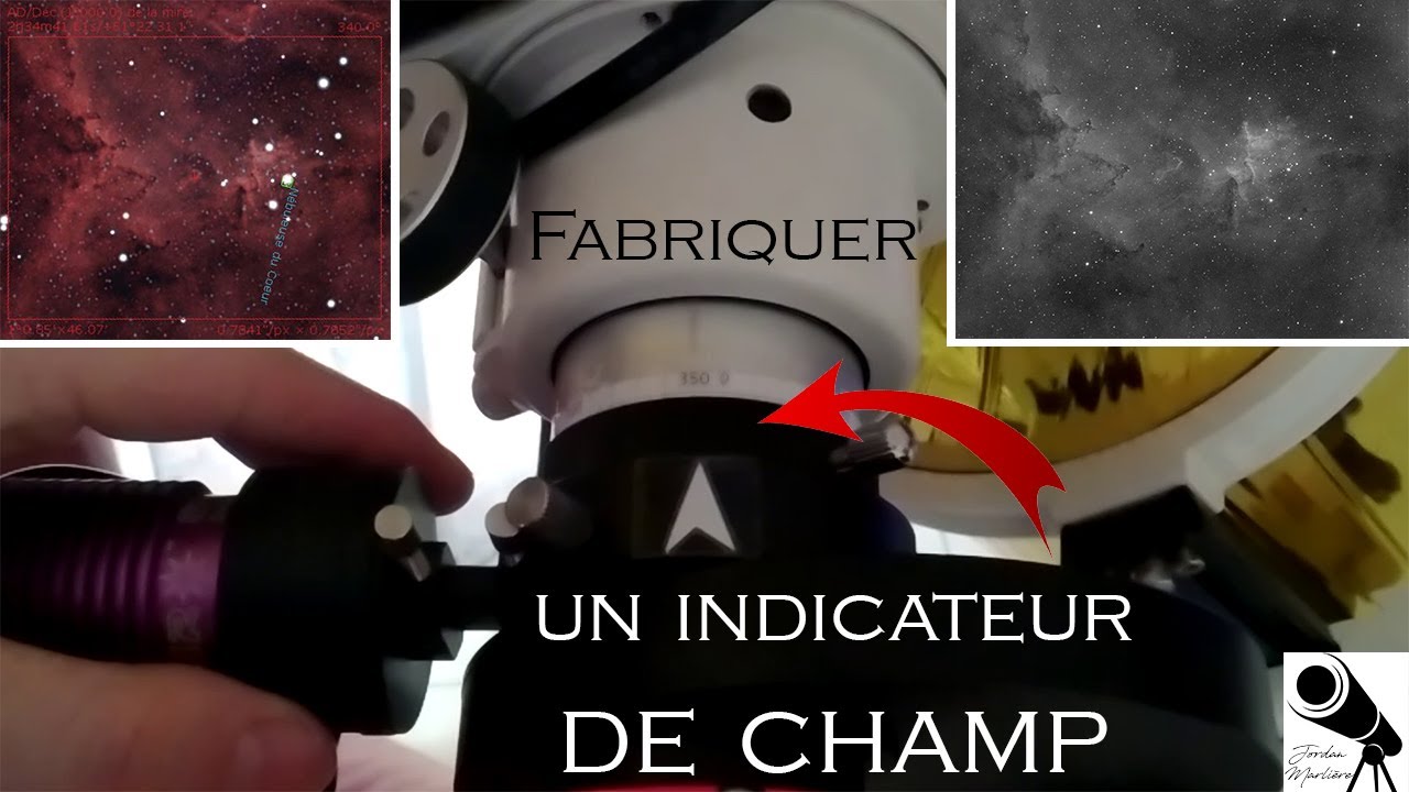 Tuto astrophoto : Fabriquer un indicateur de champ