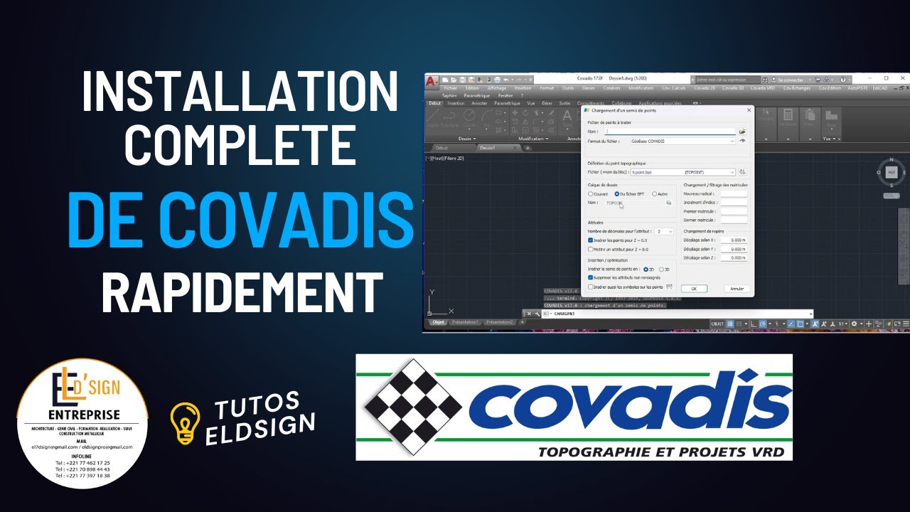 INSTALLATION COMPLETE DE COVADIS RAPIDEMENT