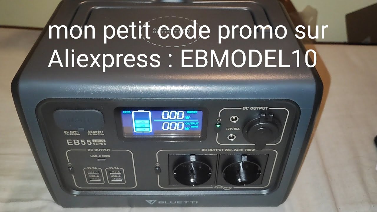 Je vous montre à quoi elle me sert et est-ce qu'elle va tenir ses promesses sur les 700w promis.