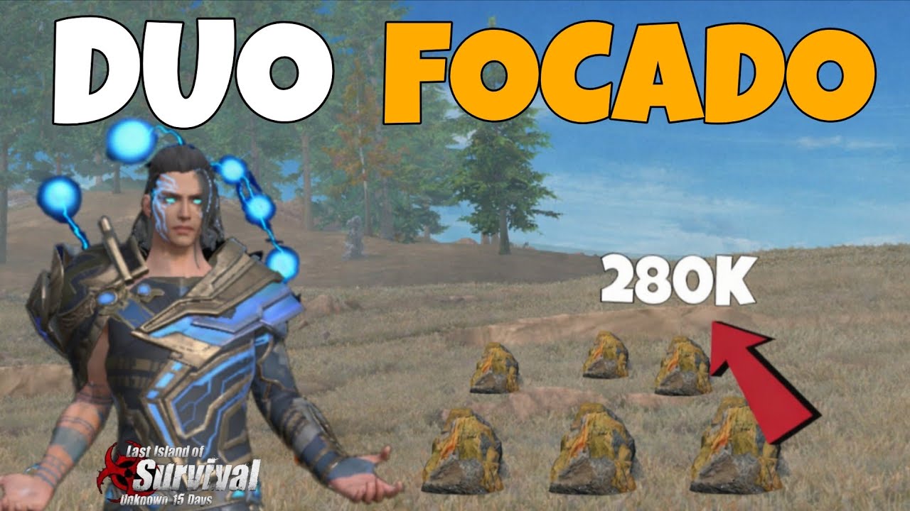 EU VOU FARMAR 280K DE SULFUR JOGANDO EM DUO NO PRIMEIRO DIA DO SERVIDOR PADRÃO LAST ISLAND OF SURVIV