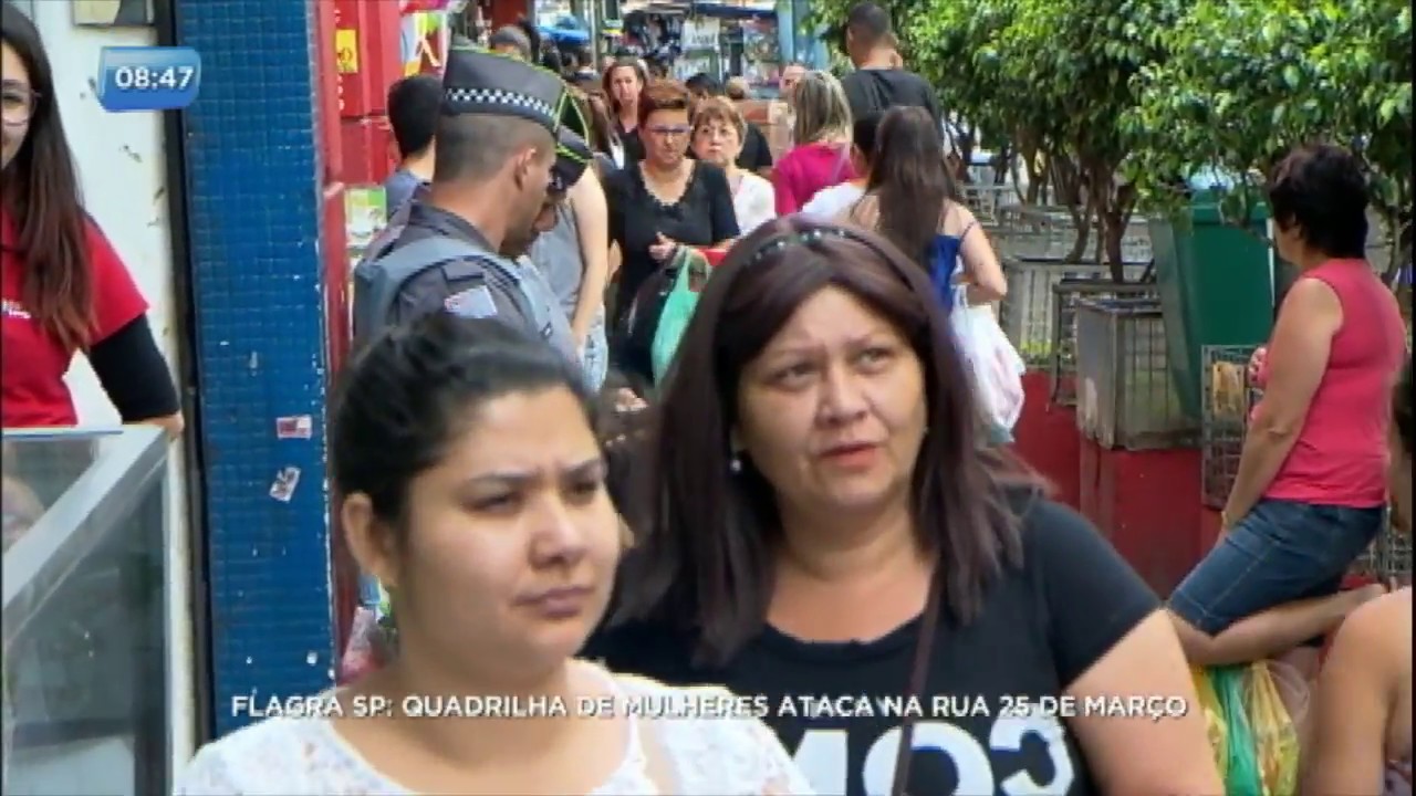 Reportagem do Dia: ruas de comércio popular de todo Brasil são alvos de “batedores de carteira”