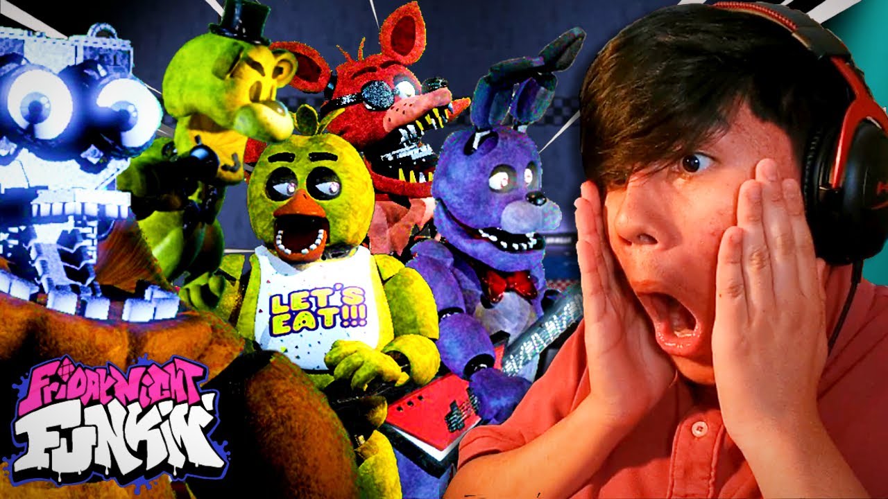 Vitor E Vs FNAF 1 FULL ASS FNF MOD
