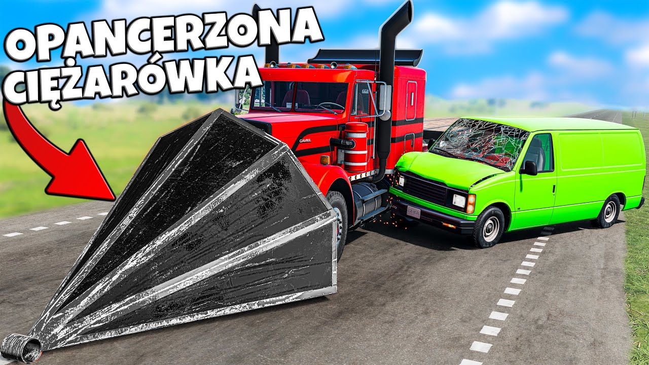 ❄️ OPANCERZONA CIĘŻARÓWKA KONTRA ŁOWCY | BeamNG Drive |