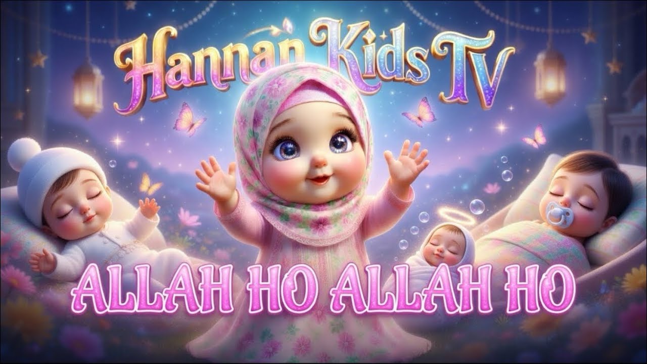 Allah Ho Allah Ho | Pyari Islamic  Bedtime Story for Kids | Hannan Kids TV/islamic lullaby for kids