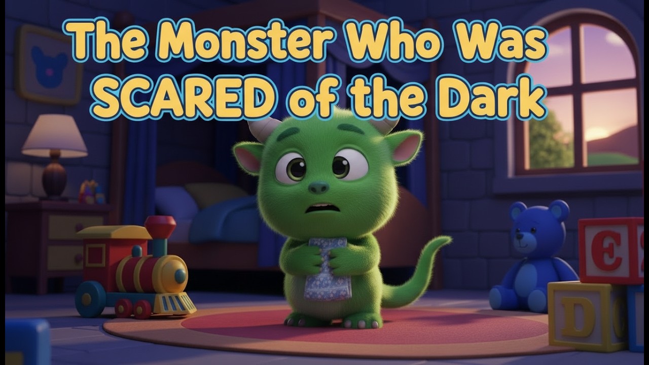 The Monster Who Was SCARED of the Dark?! 👀🌙 | Bedtime Story for Kids