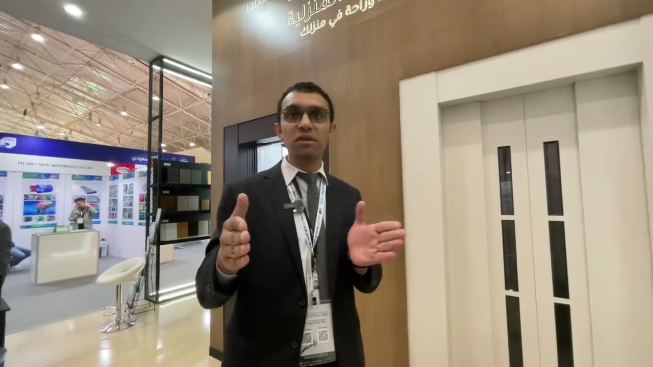 مشاركة شركة ميتسوبيشي الكتريك المصاعد المنزلية معرض البناء السعودي ٢٠٢٣