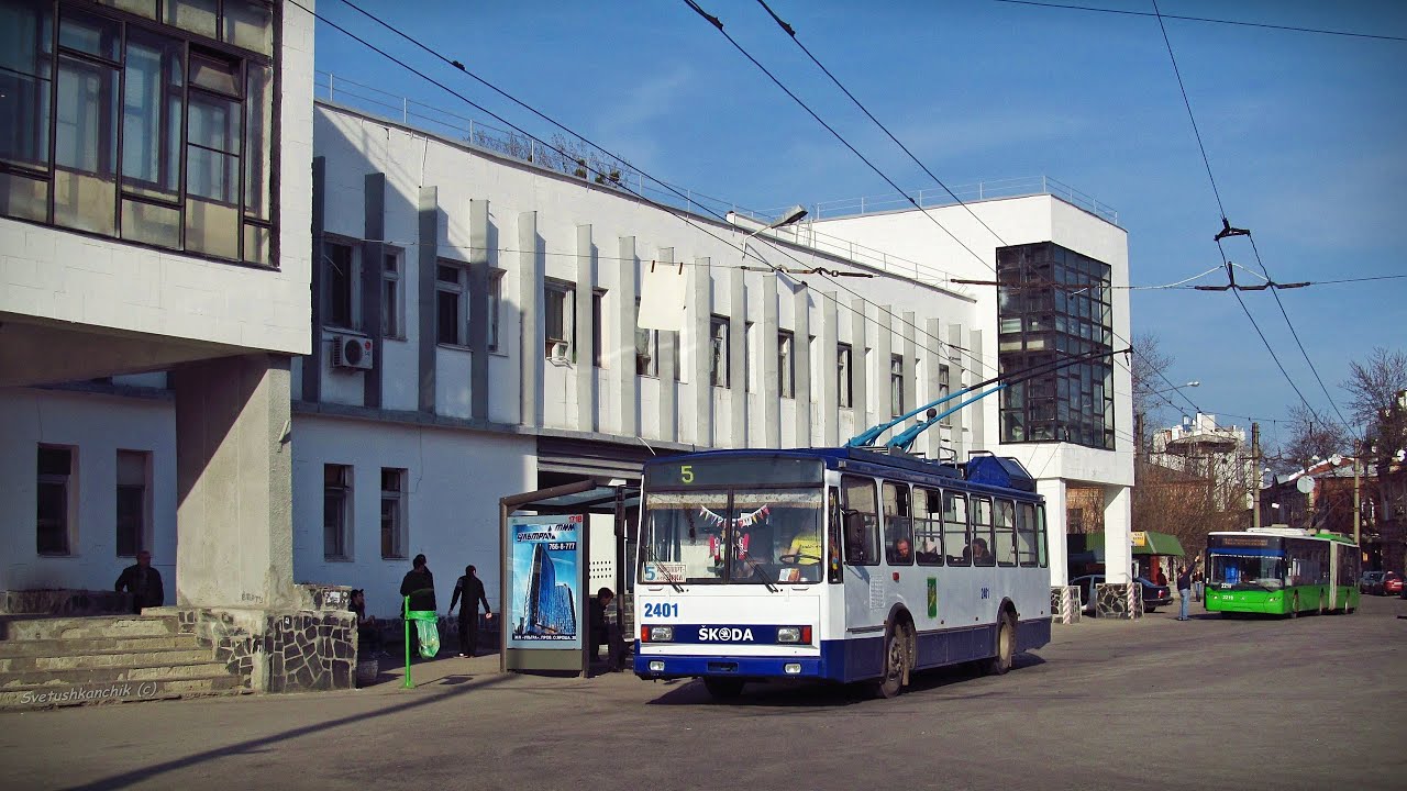Троллейбусы Škoda 14Tr18/6M в Харькове !