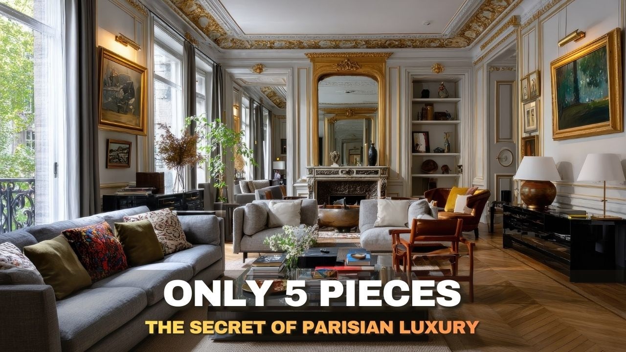 The Art of Rarity in Parisian Interiors | Why Only Five Perfect Pieces Define True Luxury
