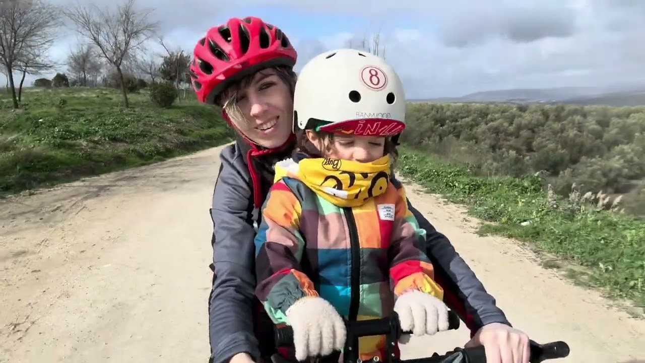 Día de bici con mi chico.