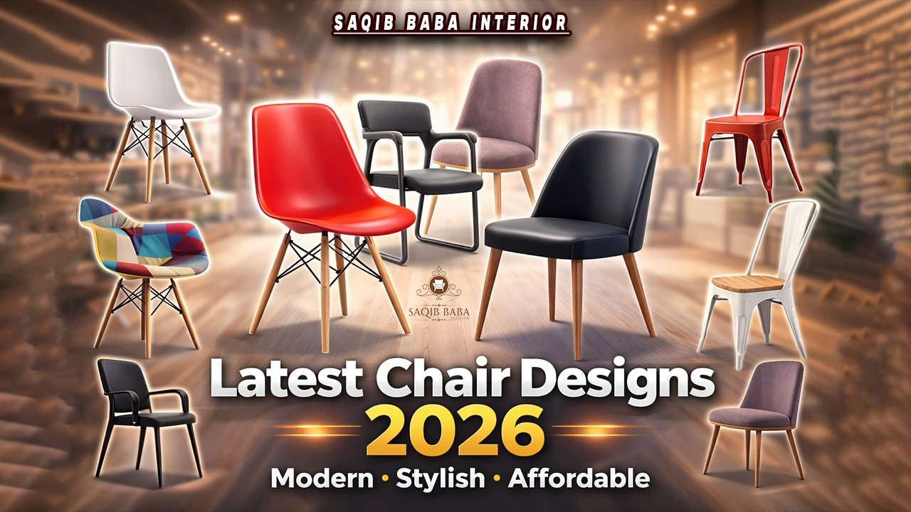 Latest Modern Chair Designs 2026  Stylish & Affordable Collection