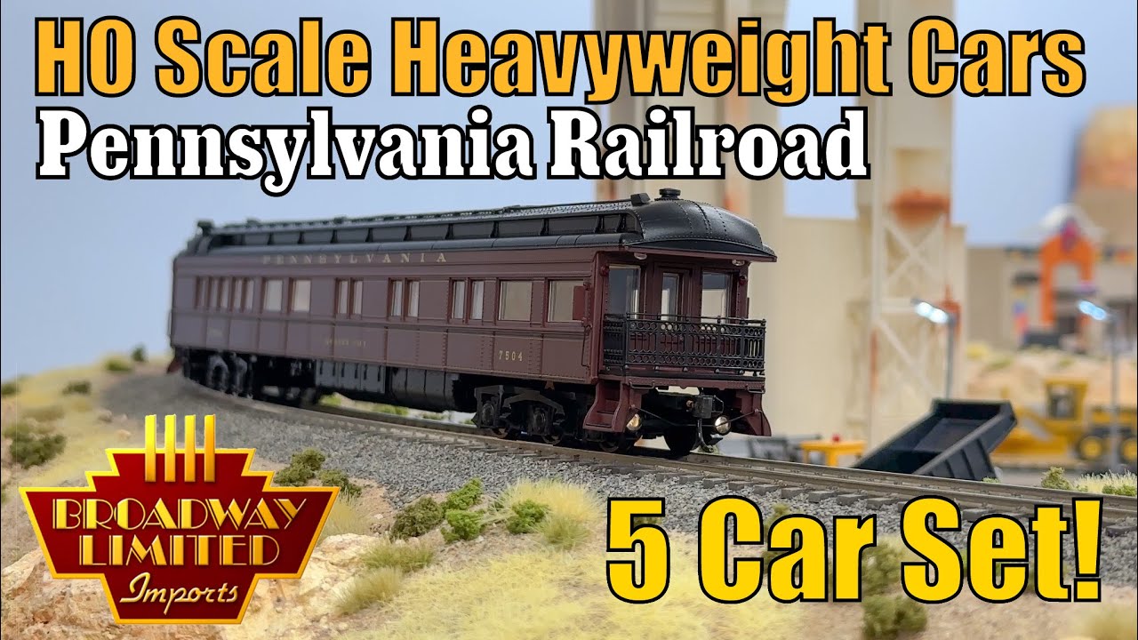 Broadway Limited HO Scale Heavyweight Passenger Cars Review