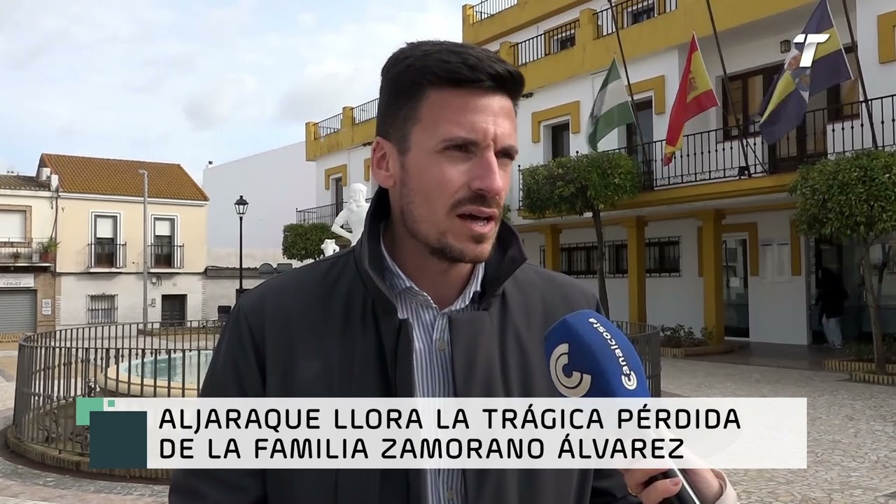 Aljaraque llora la trágica pérdida de la familia Zamorano Álvarez