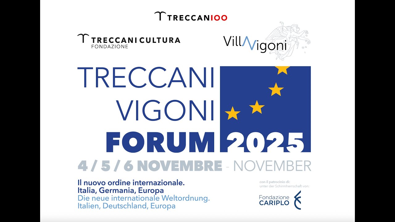 Treccani-Vigoni Forum 2025. Il nuovo ordine internazionale. Italia, Germania, Europa