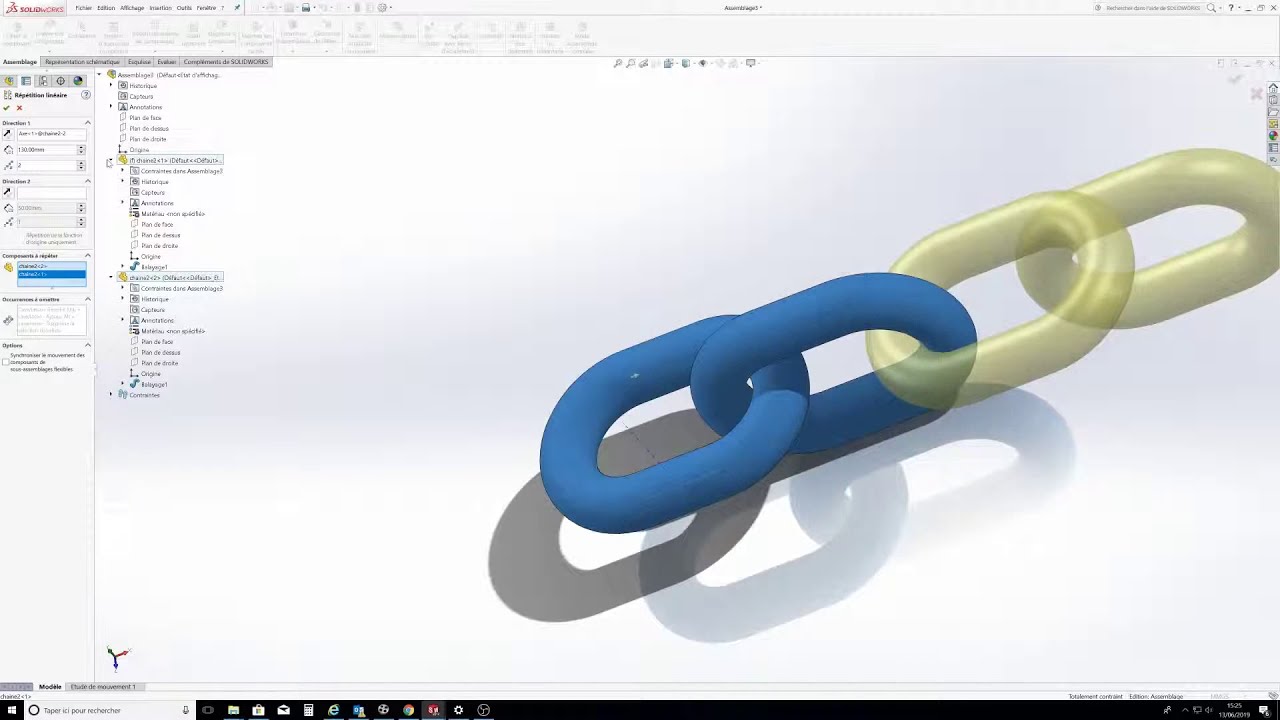 chain in solidworks so easy
