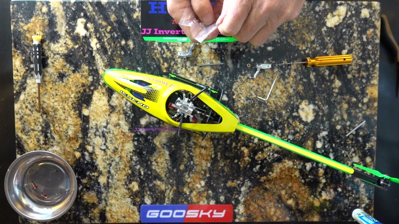 How to change the feather shaft on a Goosky Legend S2