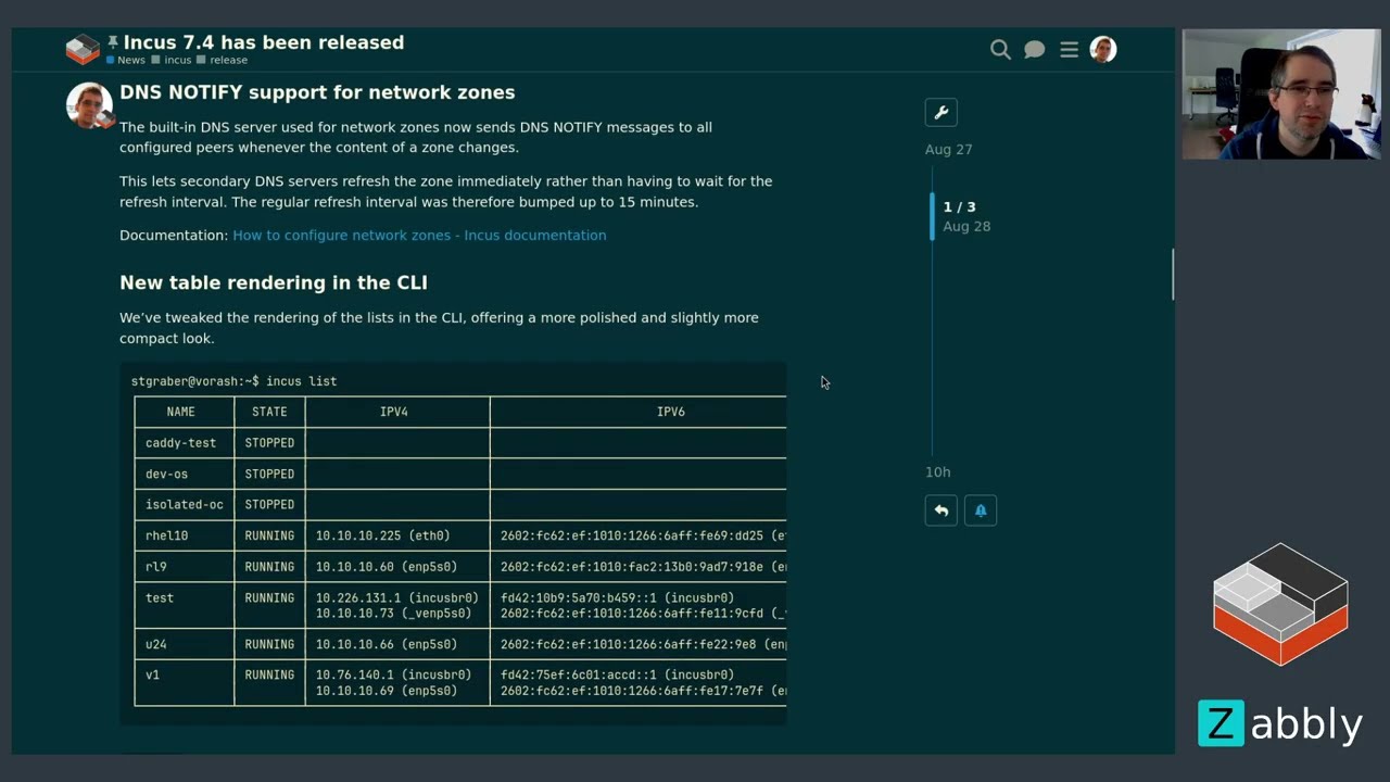 Представляем Incus 7.4!